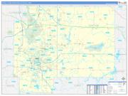 Akron <br /> Wall Map <br /> Basic Style 2026 Map