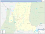 Dalton <br /> Wall Map <br /> Basic Style 2026 Map