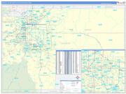 Denver <br /> Wall Map <br /> Basic Style 2026 Map