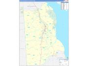 Dover <br /> Wall Map <br /> Basic Style 2026 Map