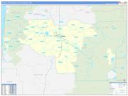 Eugene <br /> Wall Map <br /> Basic Style 2026 Map