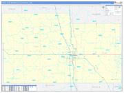 Fargo <br /> Wall Map <br /> Basic Style 2026 Map
