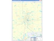 Flint <br /> Wall Map <br /> Basic Style 2026 Map