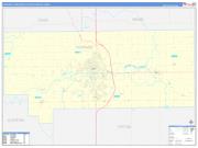 Kokomo <br /> Wall Map <br /> Basic Style 2026 Map