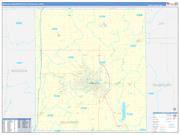 Muncie <br /> Wall Map <br /> Basic Style 2026 Map