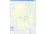 Tulsa <br /> Wall Map <br /> Basic Style 2026 Map