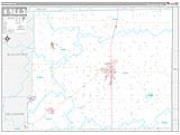 Jay County, IN <br /> Wall Map <br /> Premium Style 2026 Map