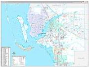 Lee County, FL <br /> Wall Map <br /> Premium Style 2026 Map