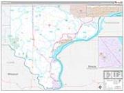 Lee County, IA <br /> Wall Map <br /> Premium Style 2026 Map
