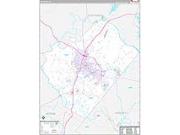 Lee County, NC <br /> Wall Map <br /> Premium Style 2026 Map