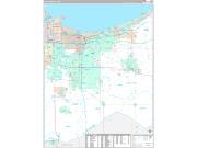 Gary Metro Area <br /> Wall Map <br /> Premium Style 2026 Map