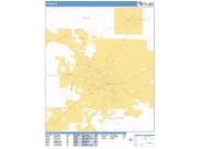 Dothan <br /> Wall Map <br /> Basic Style 2025 Map