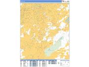 Hoover <br /> Wall Map <br /> Basic Style 2025 Map