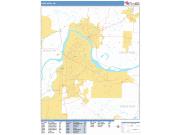 Fort Smith <br /> Wall Map <br /> Basic Style 2025 Map