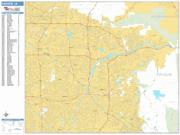 Anaheim <br /> Wall Map <br /> Basic Style 2025 Map