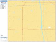Bellflower <br /> Wall Map <br /> Basic Style 2025 Map