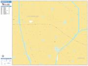 Cerritos <br /> Wall Map <br /> Basic Style 2025 Map