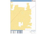 Clovis <br /> Wall Map <br /> Basic Style 2025 Map