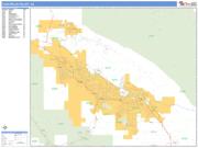 Coachella Valley <br /> Wall Map <br /> Basic Style 2026 Map