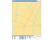 Downey <br /> Wall Map <br /> Basic Style 2025 Map