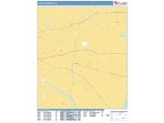 East Los Angeles <br /> Wall Map <br /> Basic Style 2025 Map