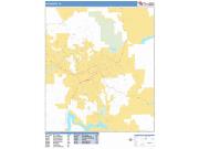 Escondido <br /> Wall Map <br /> Basic Style 2025 Map