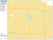 Fullerton <br /> Wall Map <br /> Basic Style 2025 Map