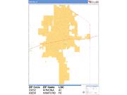 Hanford <br /> Wall Map <br /> Basic Style 2025 Map