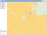 Hollywood <br /> Wall Map <br /> Basic Style 2025 Map