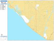 Huntington Beach <br /> Wall Map <br /> Basic Style 2025 Map