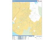 Irvine <br /> Wall Map <br /> Basic Style 2025 Map