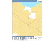 Mountain View <br /> Wall Map <br /> Basic Style 2025 Map