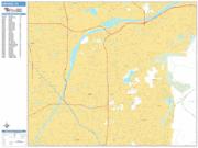 Orange <br /> Wall Map <br /> Basic Style 2025 Map