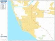 Oxnard <br /> Wall Map <br /> Basic Style 2025 Map