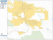 Palmdale <br /> Wall Map <br /> Basic Style 2025 Map