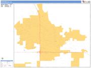 Porterville <br /> Wall Map <br /> Basic Style 2025 Map