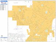 Roseville <br /> Wall Map <br /> Basic Style 2025 Map