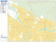 San Bernardino <br /> Wall Map <br /> Basic Style 2025 Map