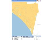San Clemente <br /> Wall Map <br /> Basic Style 2025 Map