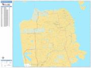 San Francisco <br /> Wall Map <br /> Basic Style 2025 Map