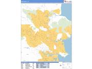 San Rafael <br /> Wall Map <br /> Basic Style 2025 Map