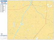 Santa Ana <br /> Wall Map <br /> Basic Style 2025 Map