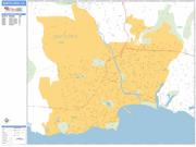 Santa Cruz <br /> Wall Map <br /> Basic Style 2025 Map