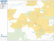 Thousand Oaks <br /> Wall Map <br /> Basic Style 2025 Map