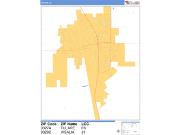 Tulare <br /> Wall Map <br /> Basic Style 2025 Map