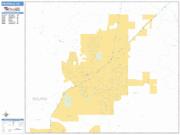 Vacaville <br /> Wall Map <br /> Basic Style 2025 Map