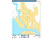 Vallejo <br /> Wall Map <br /> Basic Style 2025 Map