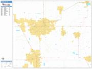 Visalia <br /> Wall Map <br /> Basic Style 2025 Map