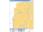 West Sacramento <br /> Wall Map <br /> Basic Style 2025 Map