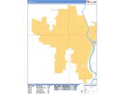 Yuba City <br /> Wall Map <br /> Basic Style 2025 Map